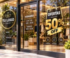 Vinilos para negocios y tiendas